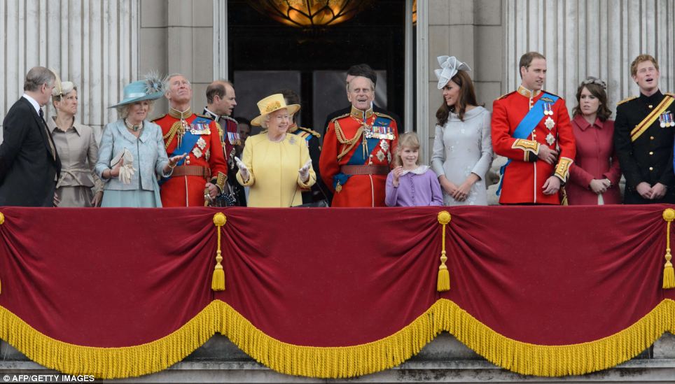 Behold A Splendid British Royalty At The RAF Military Parade Inspection Today