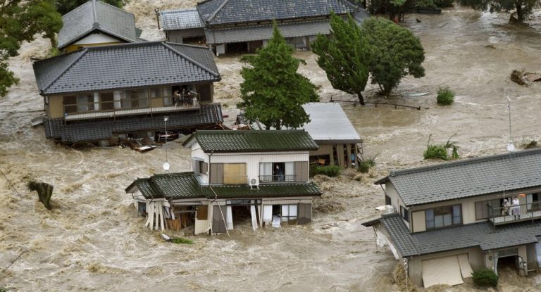 Flood: Over 1.43m People Get Evacuation Order In Japan