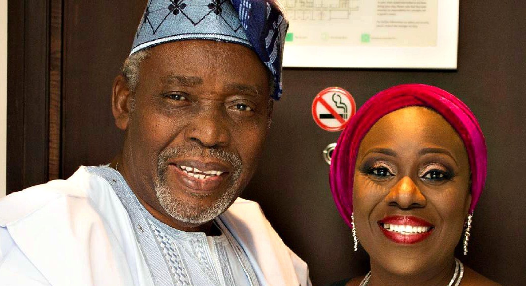 Check Out Cute Message Joke Silva Sent Olu Jacobs On His 77th Birthday