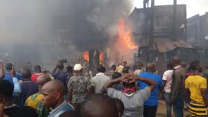 Church, Shops Burnt As Fire Guts Surulere Plaza