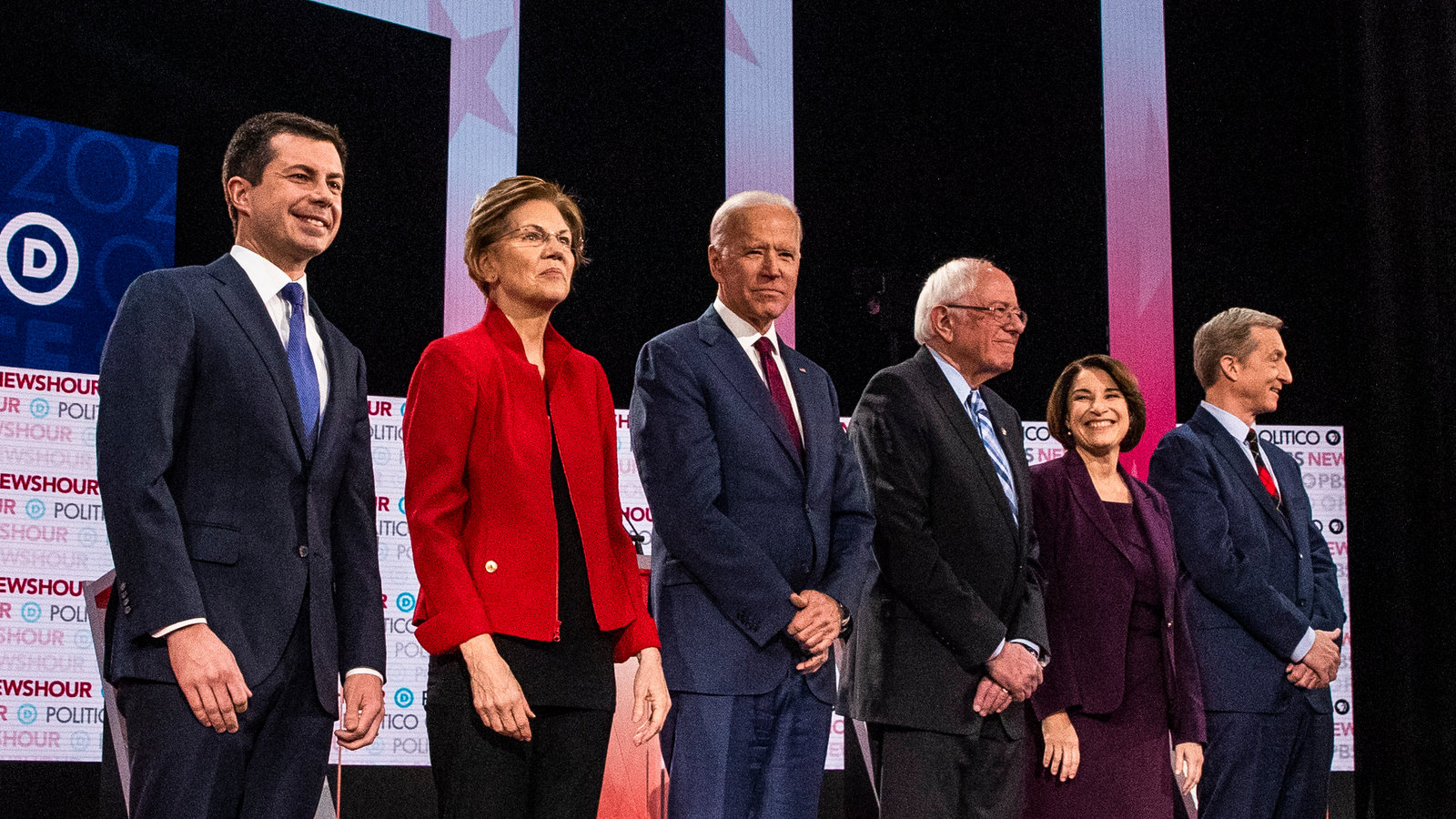 U.S Democrats Hold Final Presidential Debate In Lowa