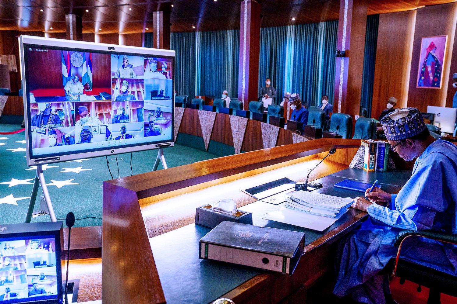 Just In: Buhari Presides Over 11th Virtual FEC